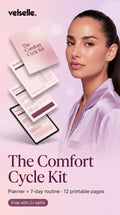 The Comfort Cycle Kit printable planner and 7-day routine